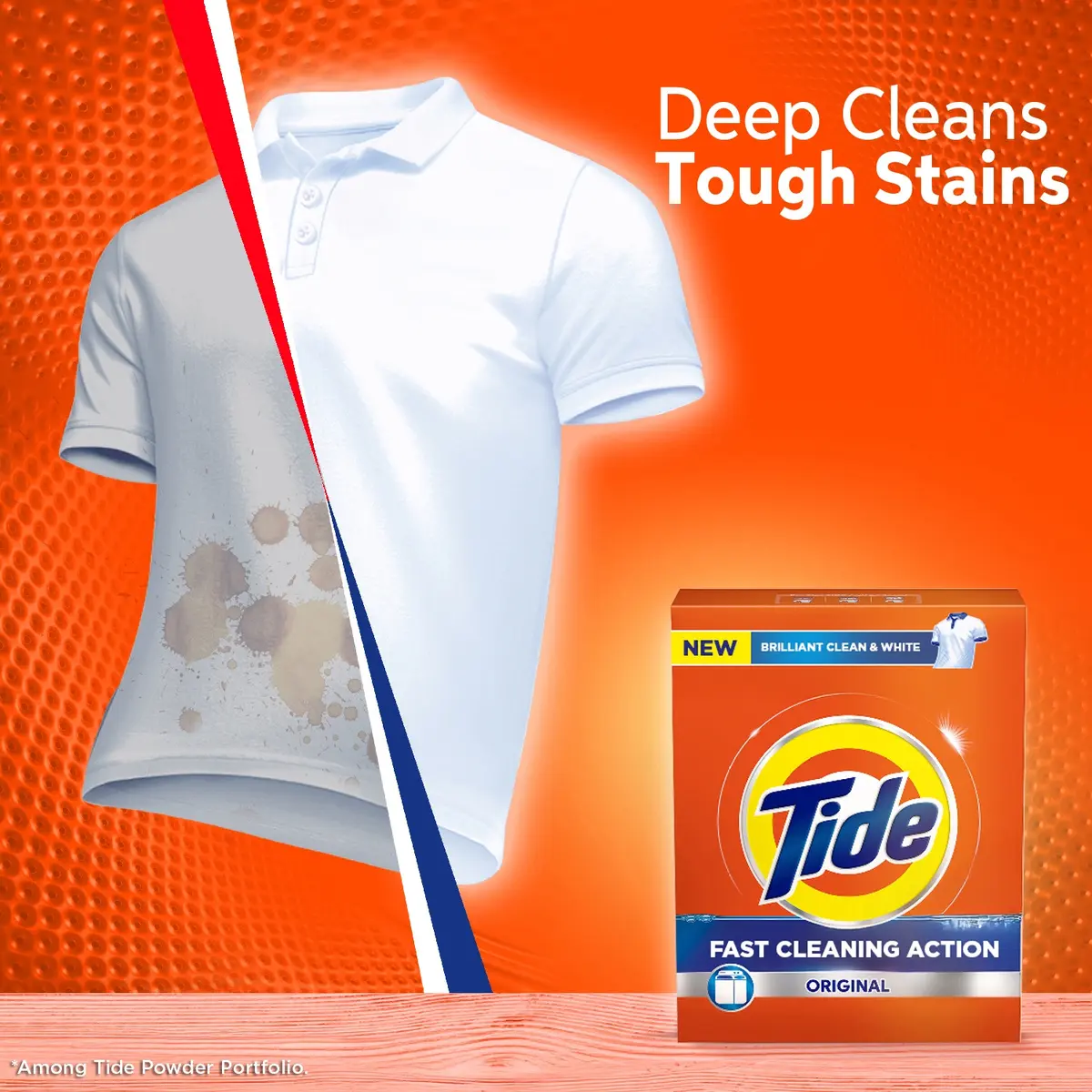 Tide Laundry Detergent Powder HS Original Scent 1 kg Promo Pack - view 3