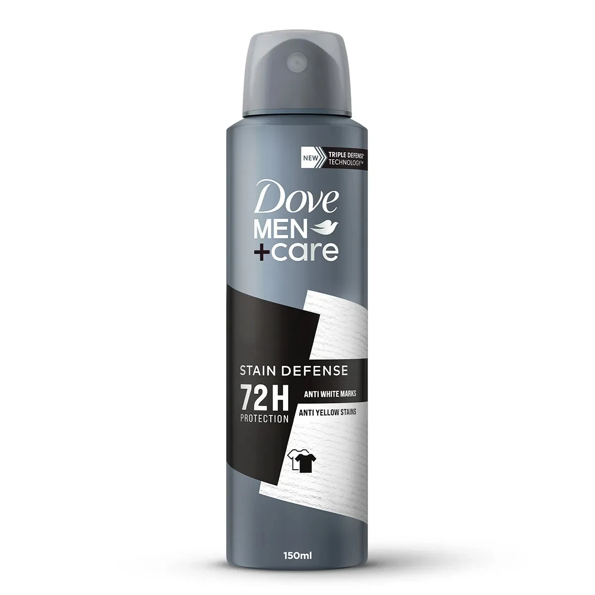 Dove Men+Care Antiperspirant Deodorant Spray Stain Defense 150 Ml