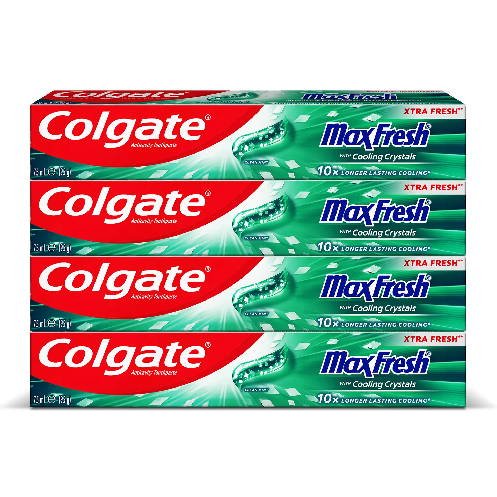 Colgate Toothpaste Maxfresh Cleanmint 4 pcs 75 ml - view 1