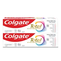 Colgate Toothpaste Total Clean Mint 2 pcs 75 ml