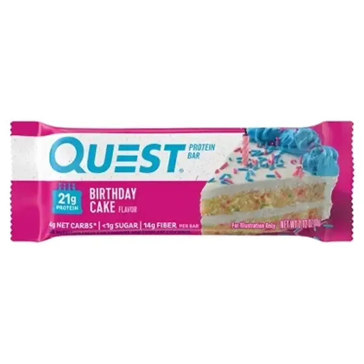 Quest Nutrition Birthday Cake Protein Bar 60G - view 1