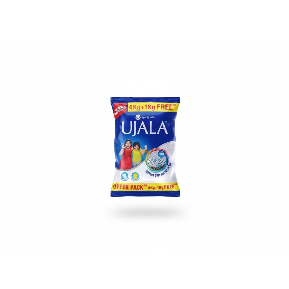 Ujala Detergent Powder Semi Automatic Idd Pouch 4+1 Kg