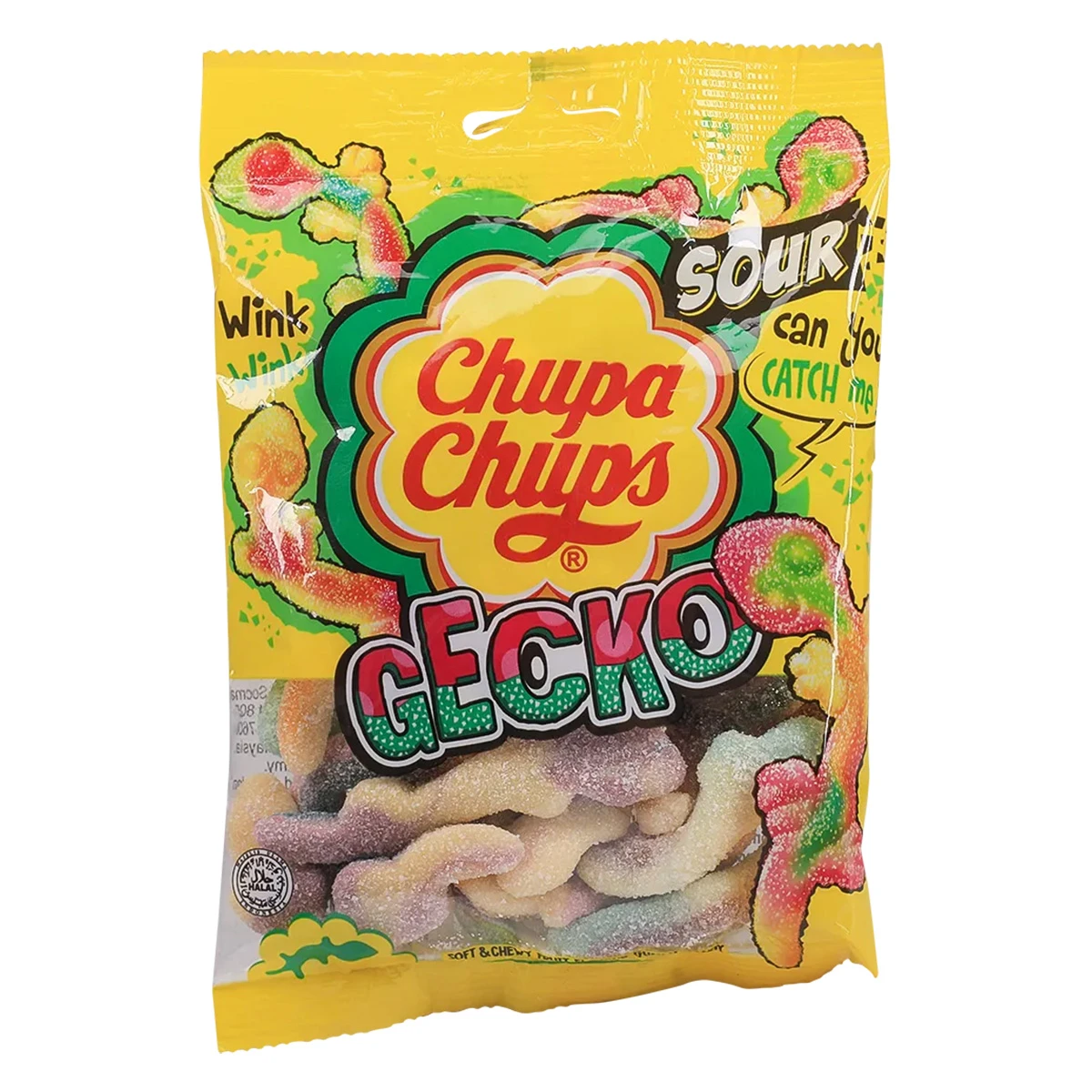Chupa Chups Jellies Sour Gecko 160 Gm