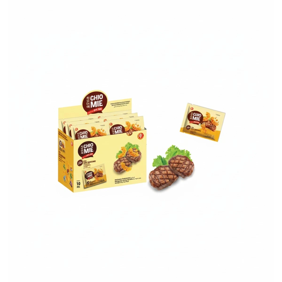 Chio Mie Korean Snack Barbecue Flavor 10 pcs 15 gm