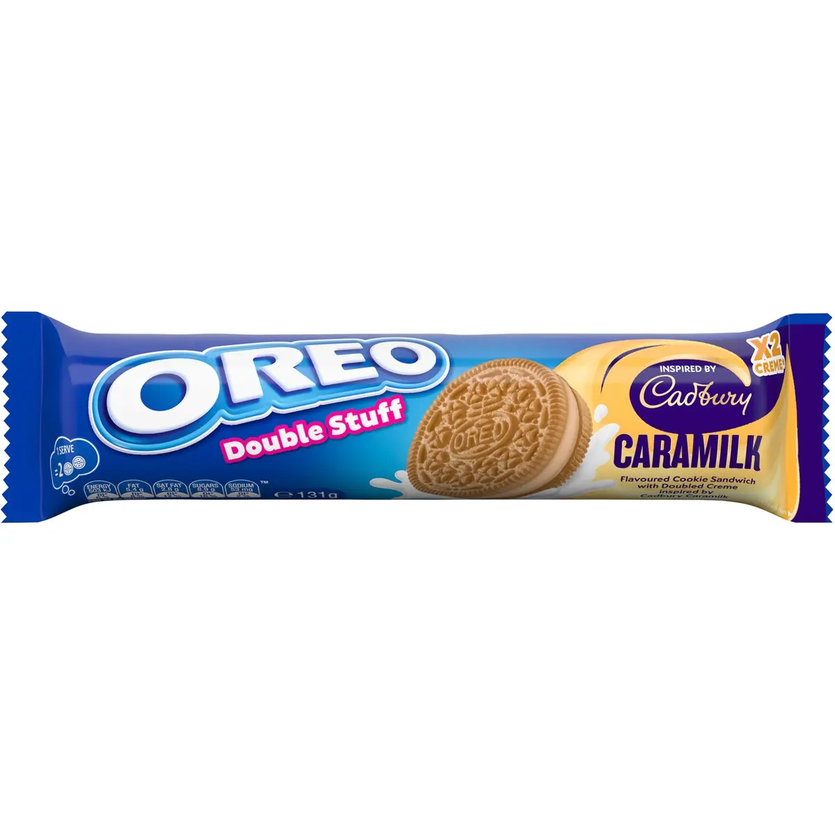 Oreo Double Stuff Caramilk Cookies 131 gm - view 1