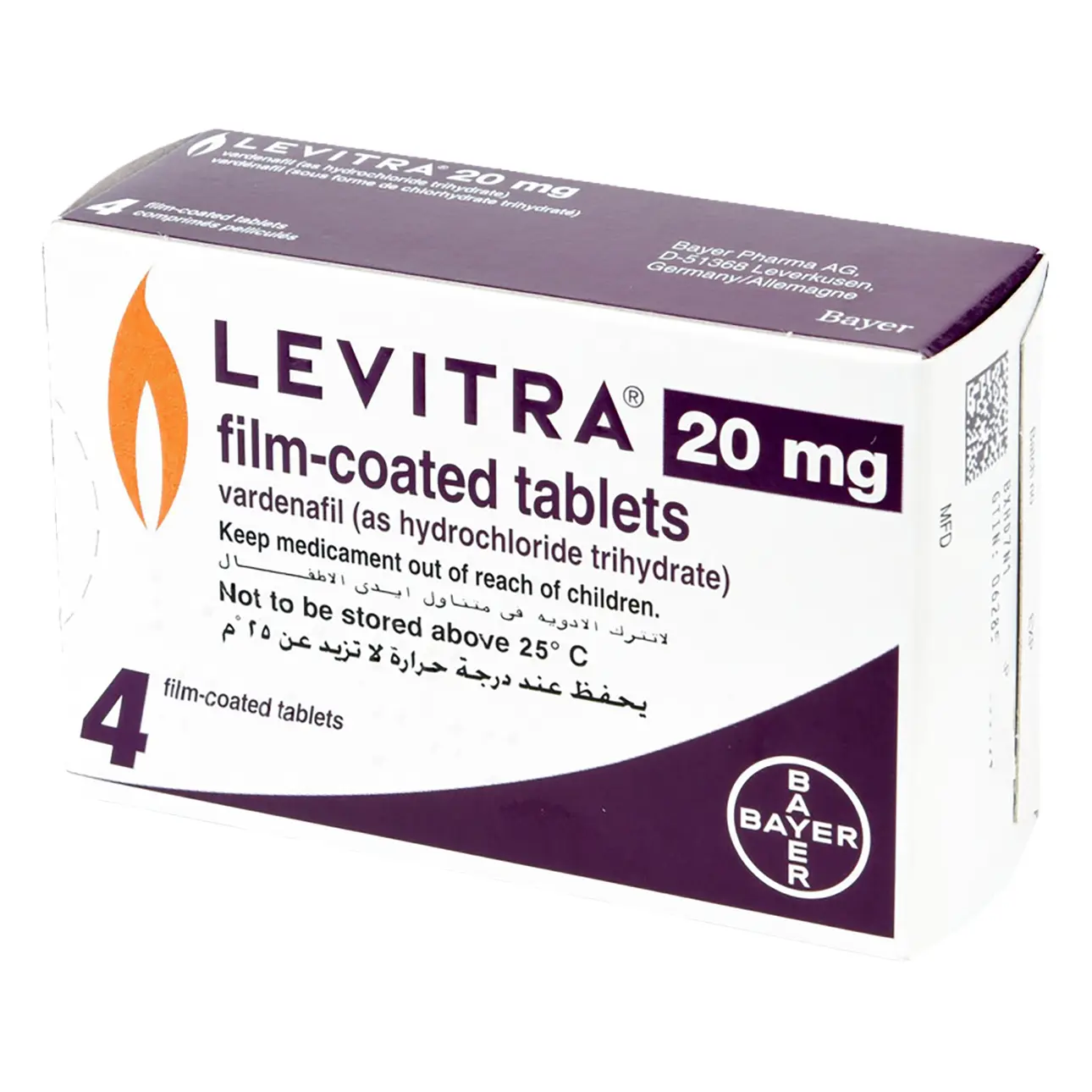 Levitra 20 Mg 4 Tablets
 - view 1