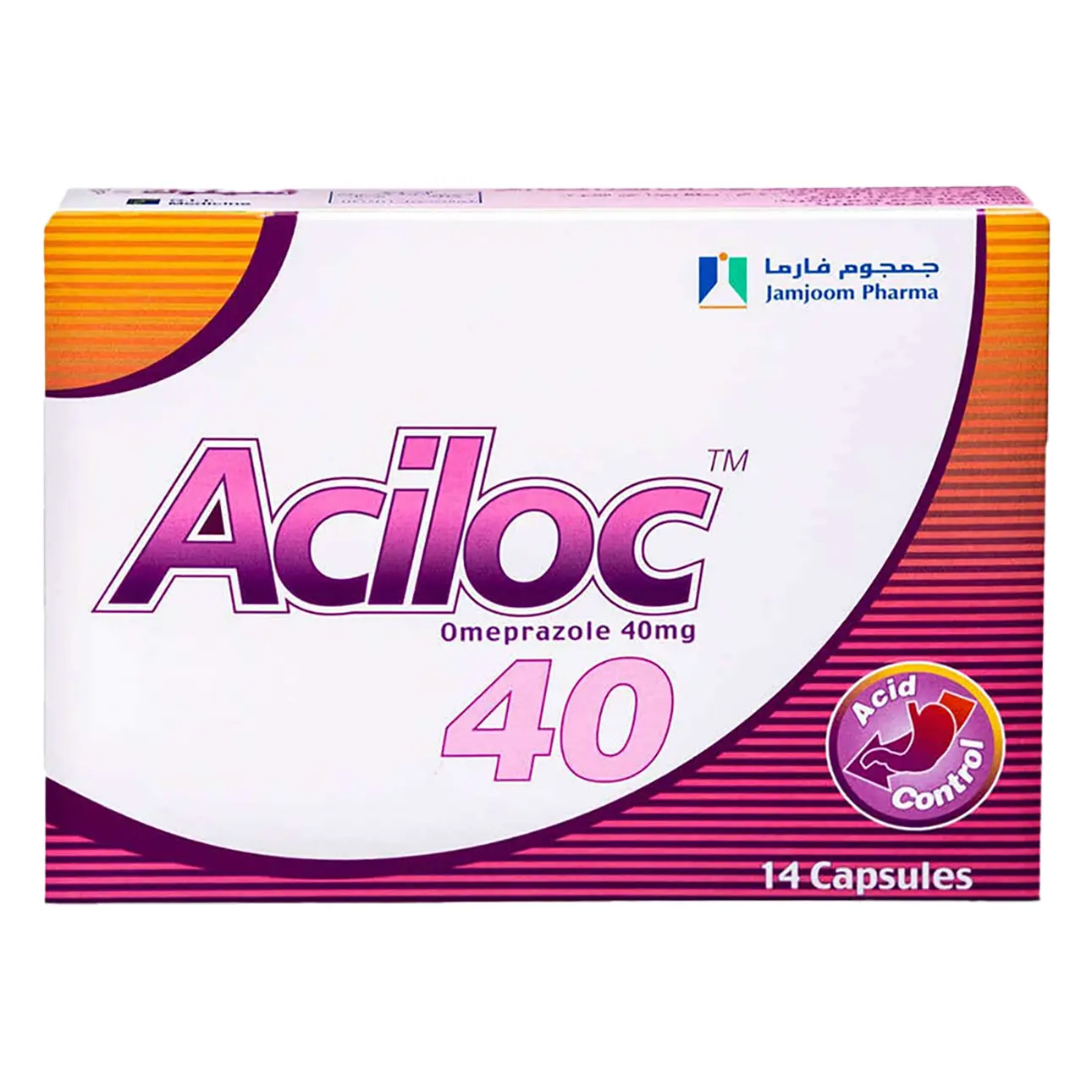 Aciloc 40 mg 14 Capsule - view 1