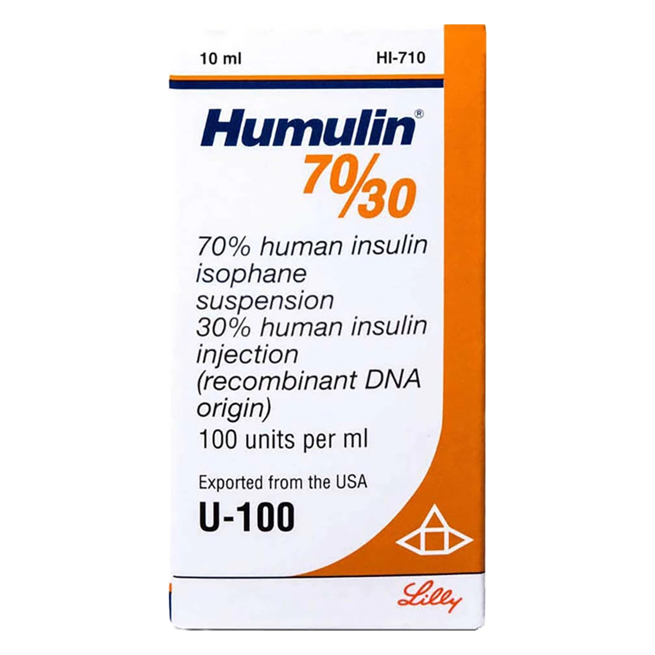 Humulin-70/30 100 IU Vial 10 ml