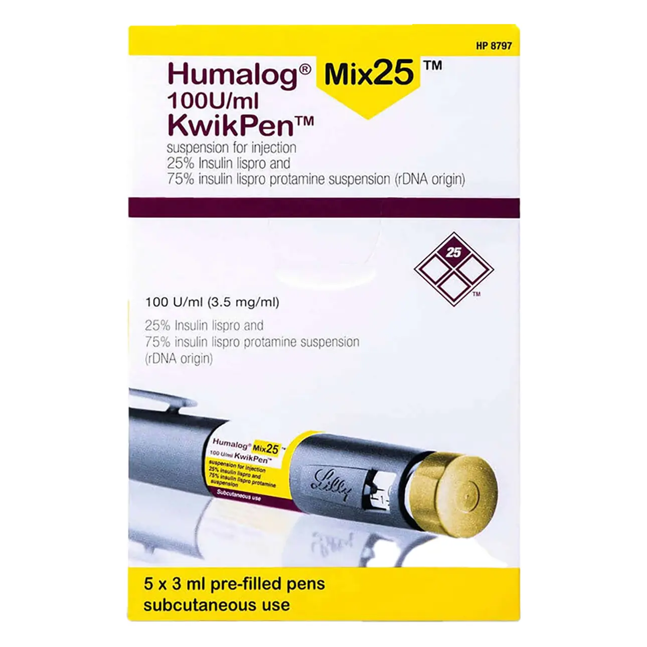 Humalog Mix 25 IU KwiKpen - view 1