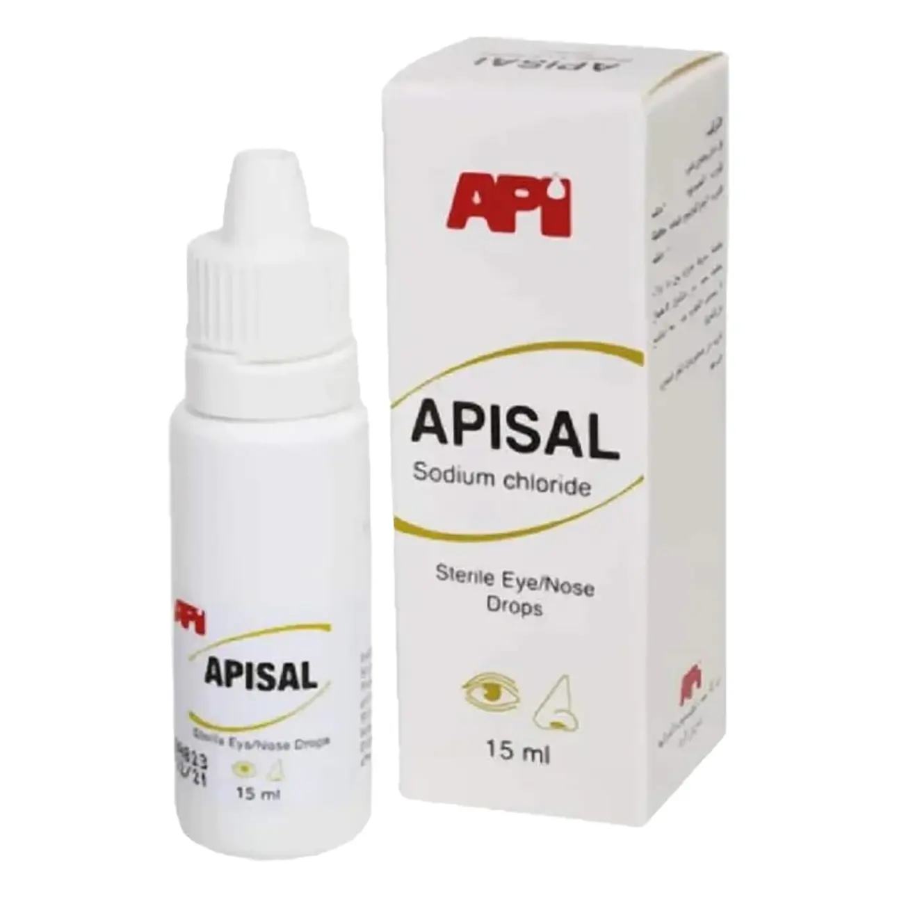 Apisal 0.9% Eye/Nose Drops 15 ml. - view 1
