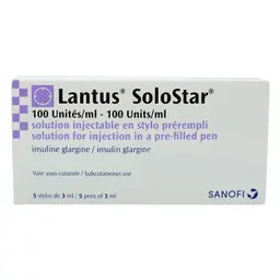 Lantus Solostar 3 ml 5 Pens
