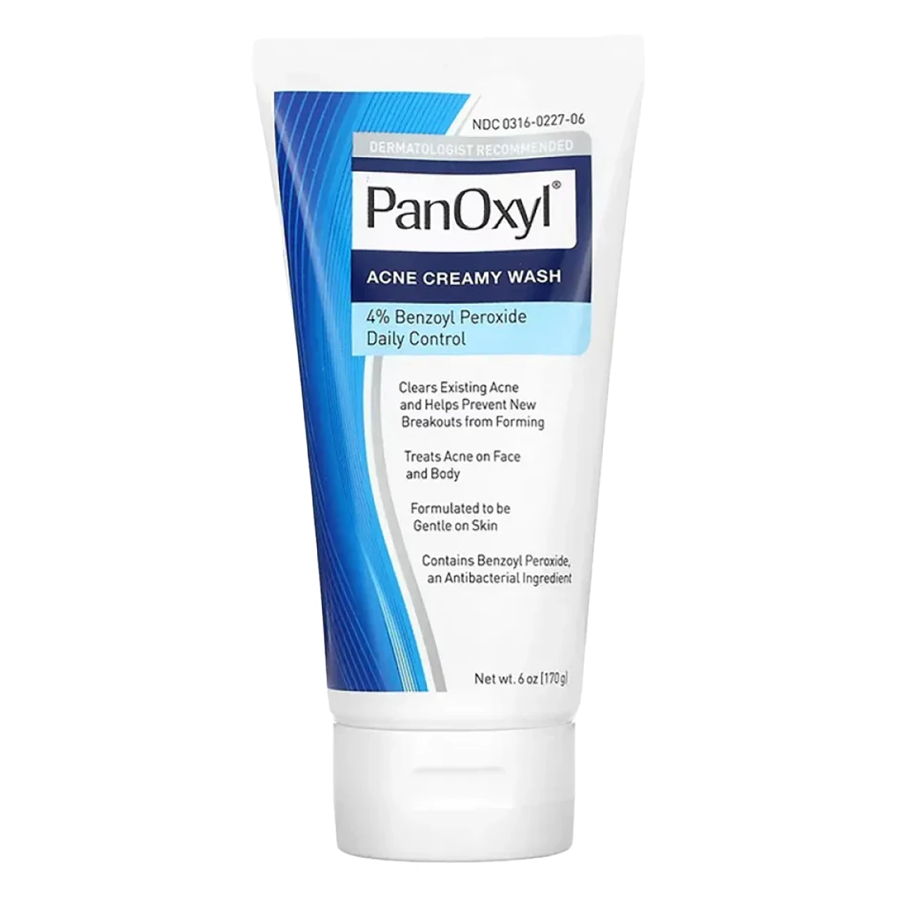 PanOxyl Acne Creamy Wash 4% Benzoyl Peroxide Daily Control  170 gm
