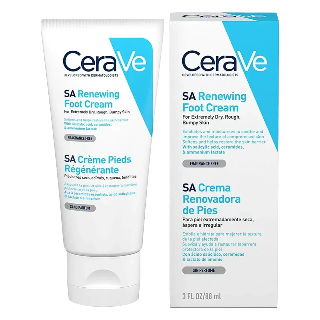 CERAVE RENEWAL SA FOOT CREAM 3OZ
