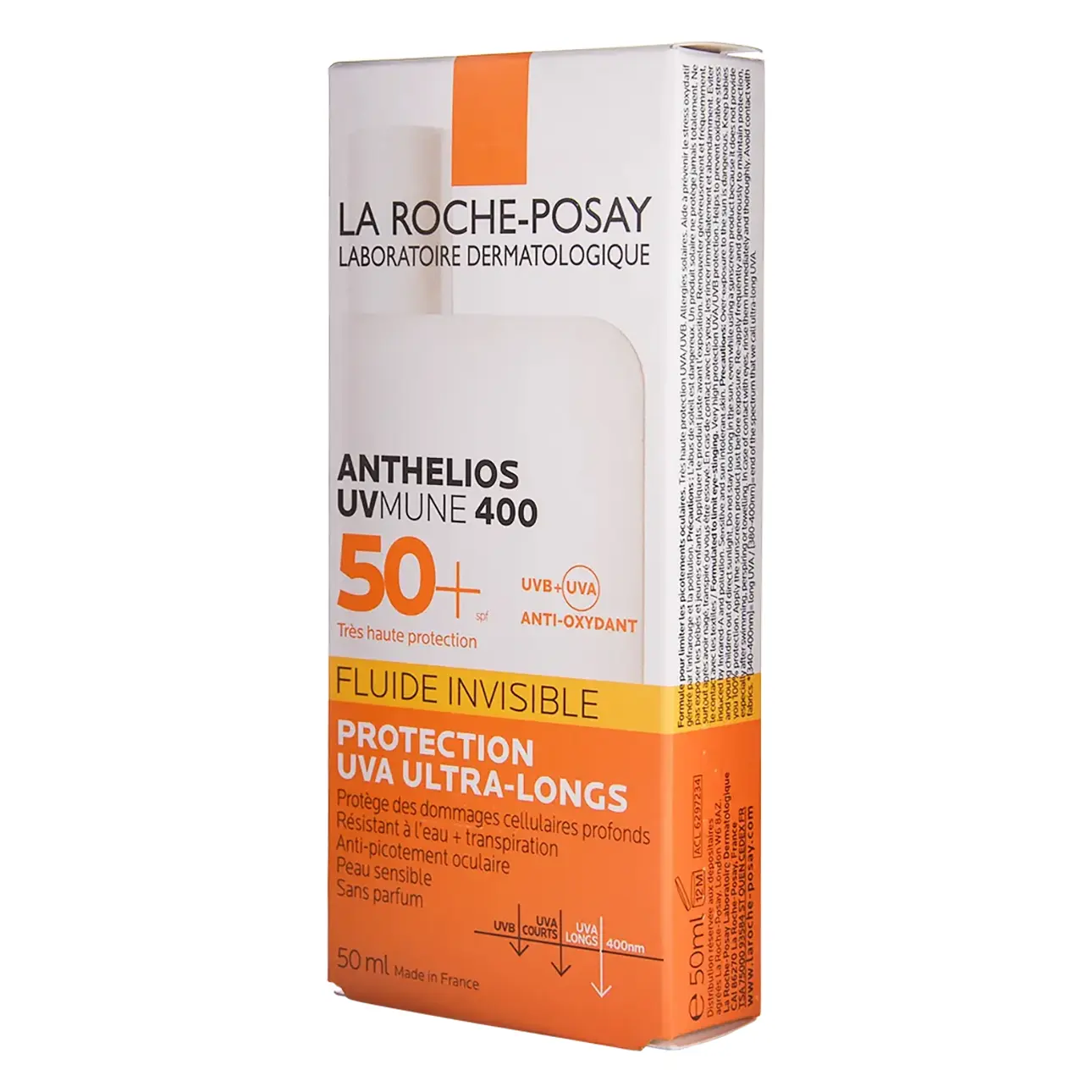 LA ROCHE-POSAY ANTHELIOS UV MUNE 400 INVISIBLE FLUID 50ml - view 2