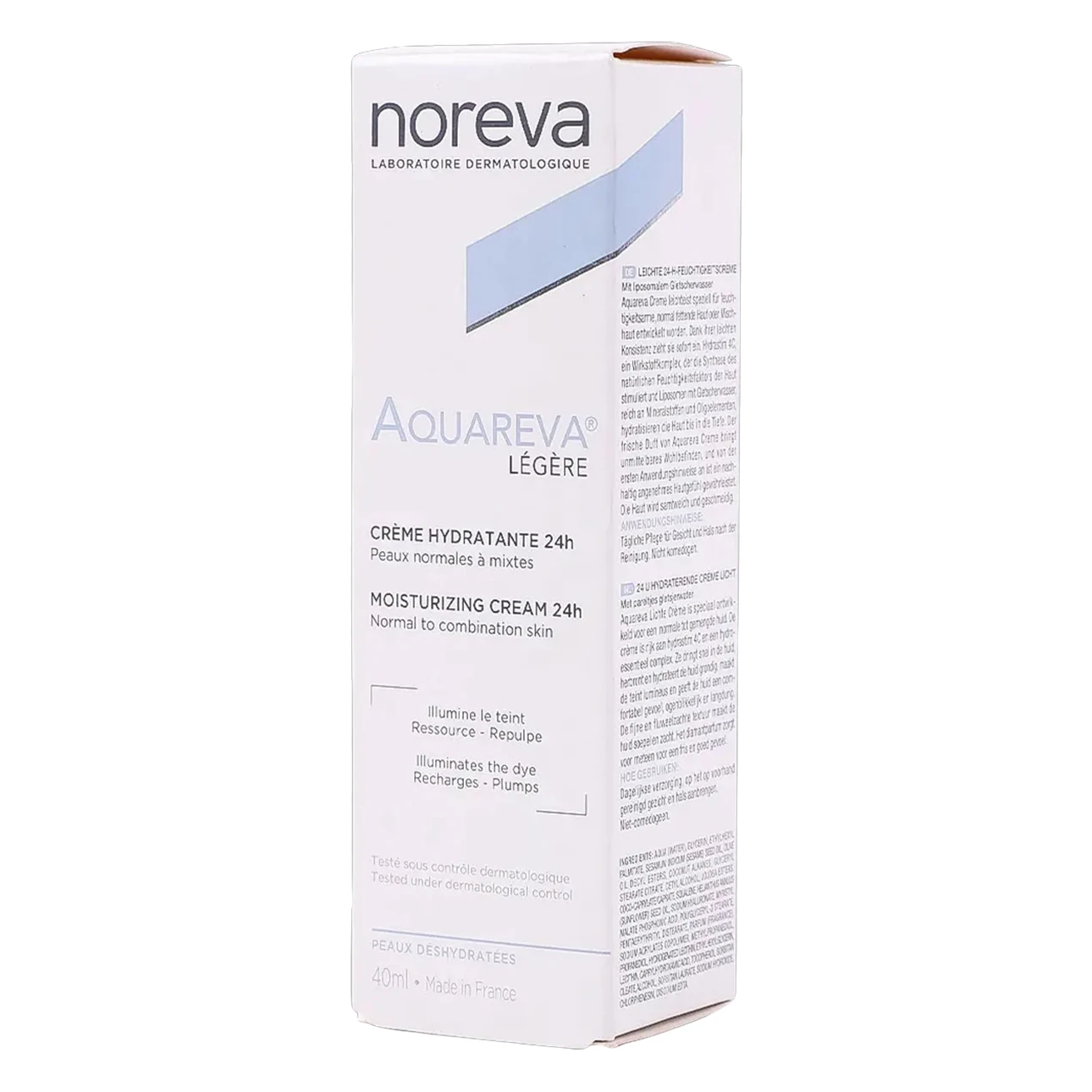 Noreva Aquareva Light Moisturizing Cream 24h 40 ml