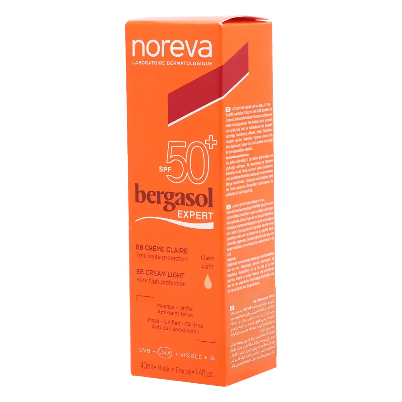 Noreva Bergasol Expert Light Tinted CR SPF50+ 40 ml - view 1