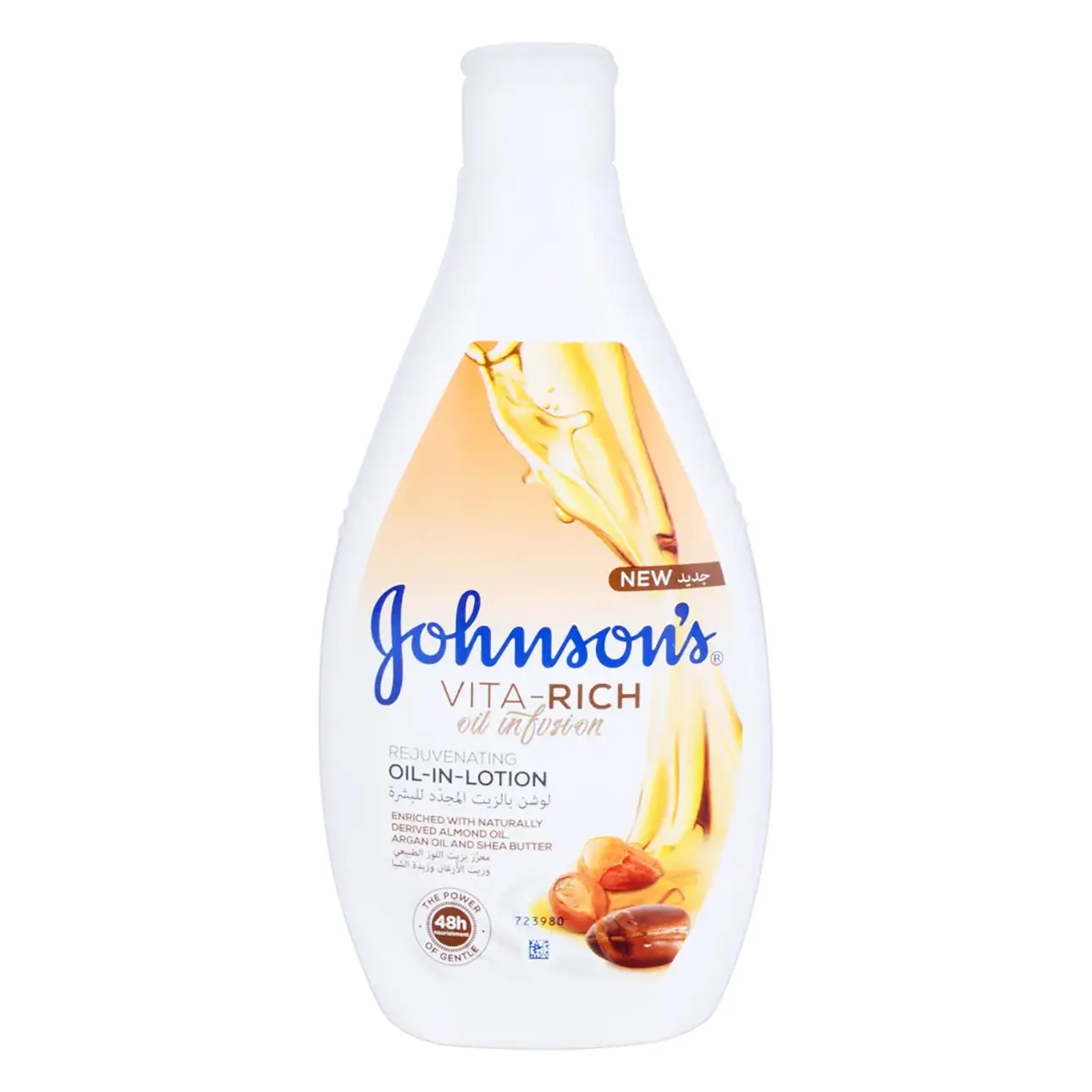 Johnson's Oil-In Body Lotion Almond Oil Argan And Shea Butter 400 ml - view 2