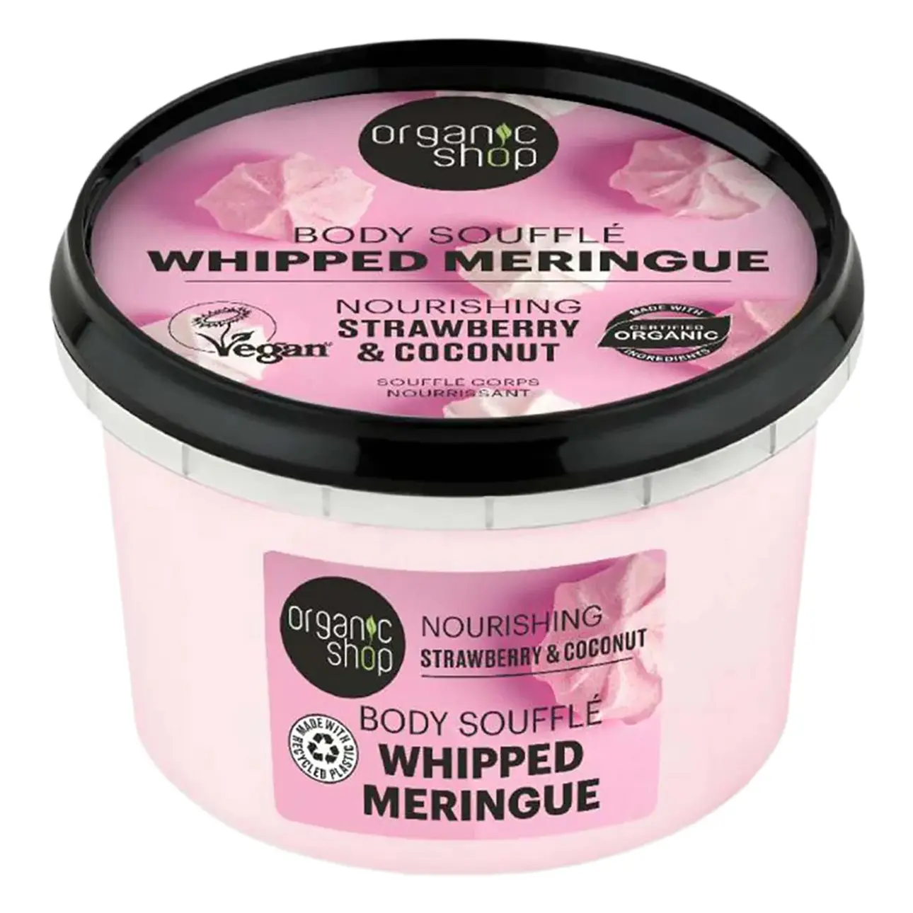 Organic Shop Whipped Meringue Nourishing Strawberry & Coconut 250 ml - view 1