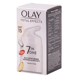 Olay Face Moisturizer Total Effects 7 In one Anti-Ageing Day Cream Spf15 With Vitamin B3