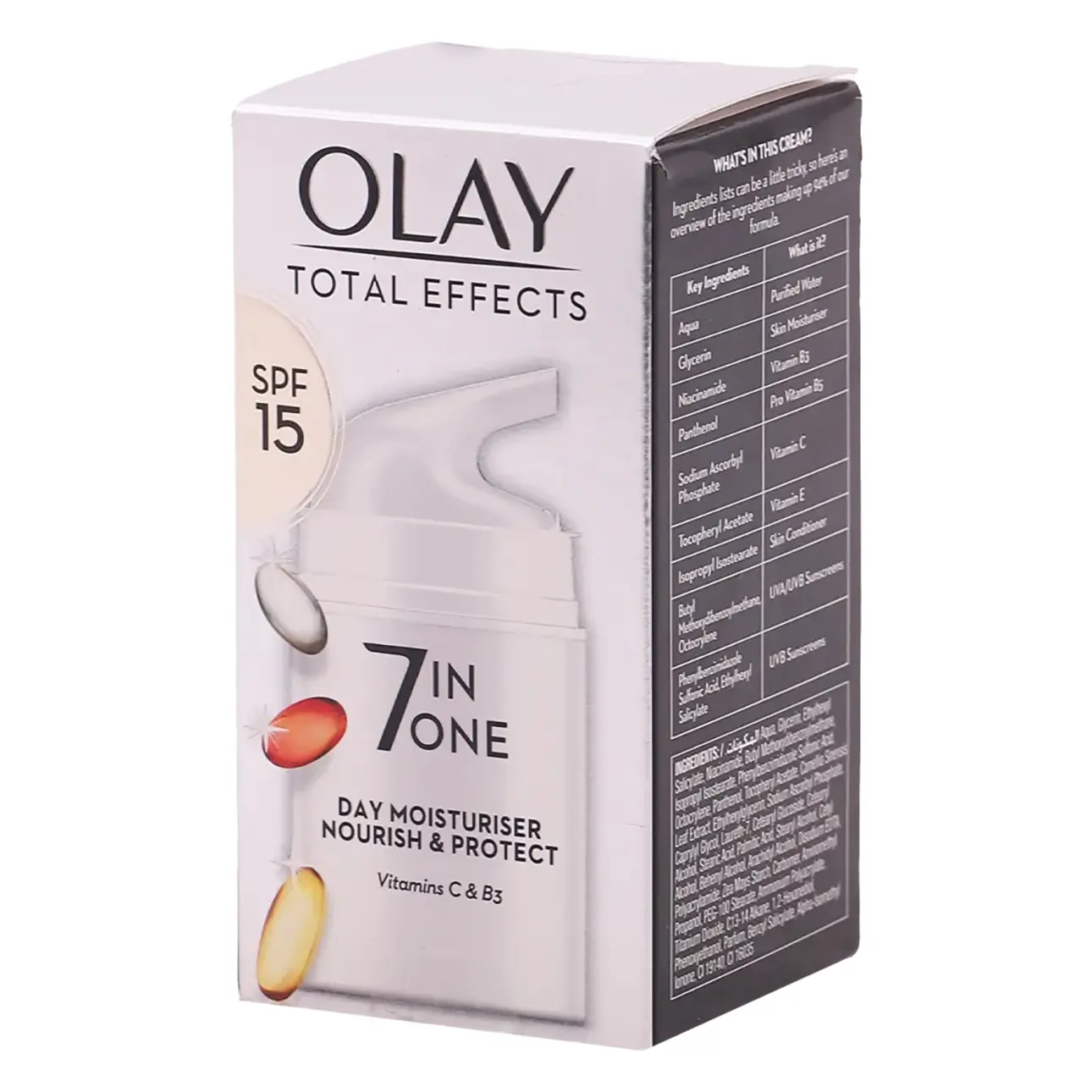 Olay Face Moisturizer Total Effects 7 In one Anti-Ageing Day Cream Spf15 With Vitamin B3 - view 1