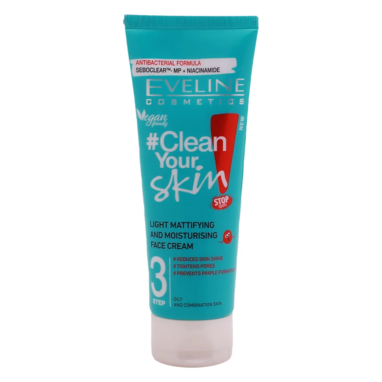 Eveline Clean Your Skin Mattifying And Moisturising Cream 75 ml
