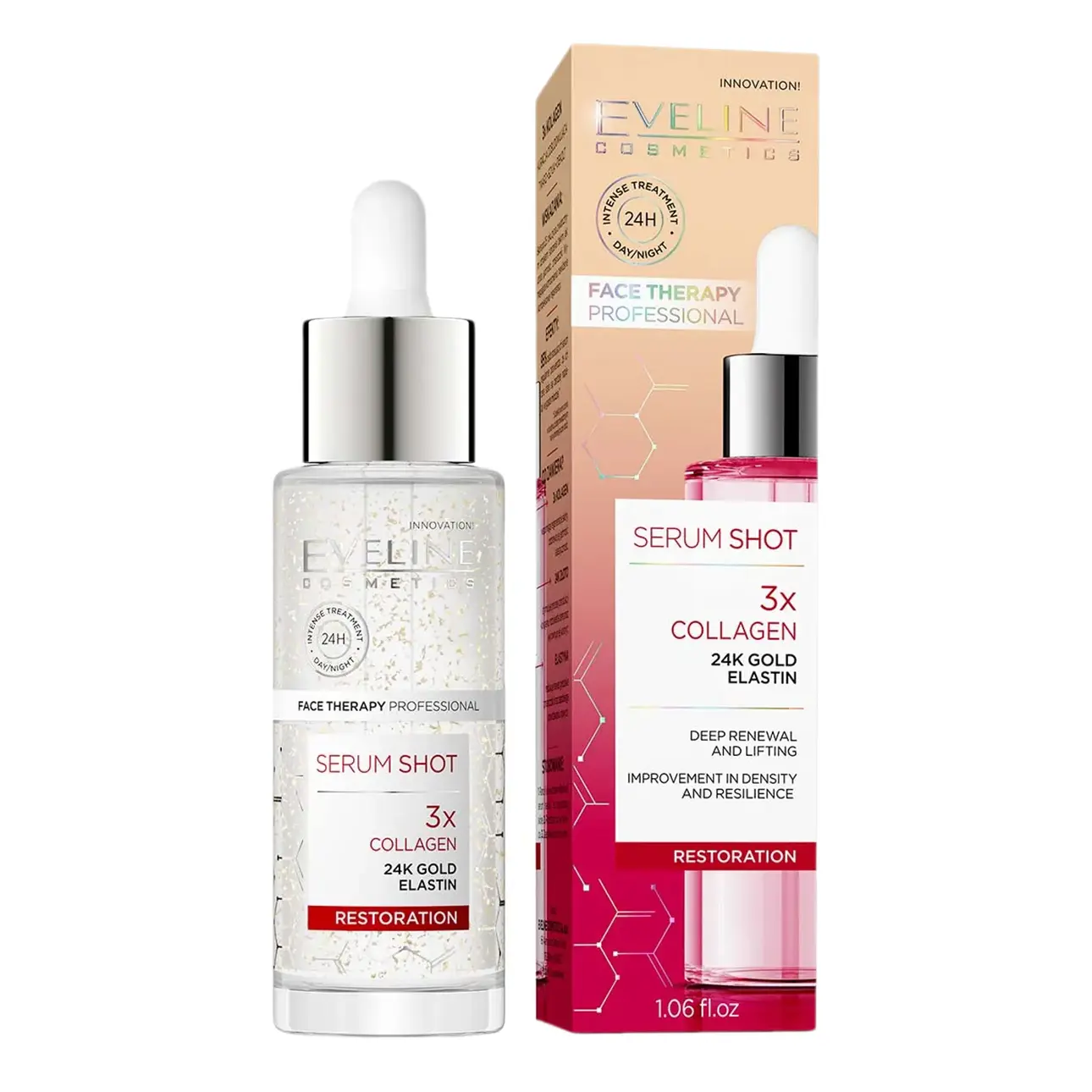Eveline Serum Shot 3X Collagen Restoration And Renewal 30 ml - view 2