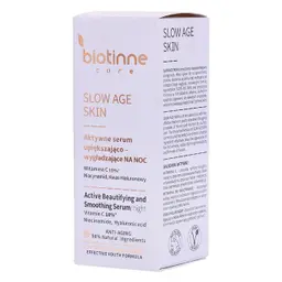 Biotinne Care Slow Age Skin Active Beautifying & Smoothing Night Serum 30 ml