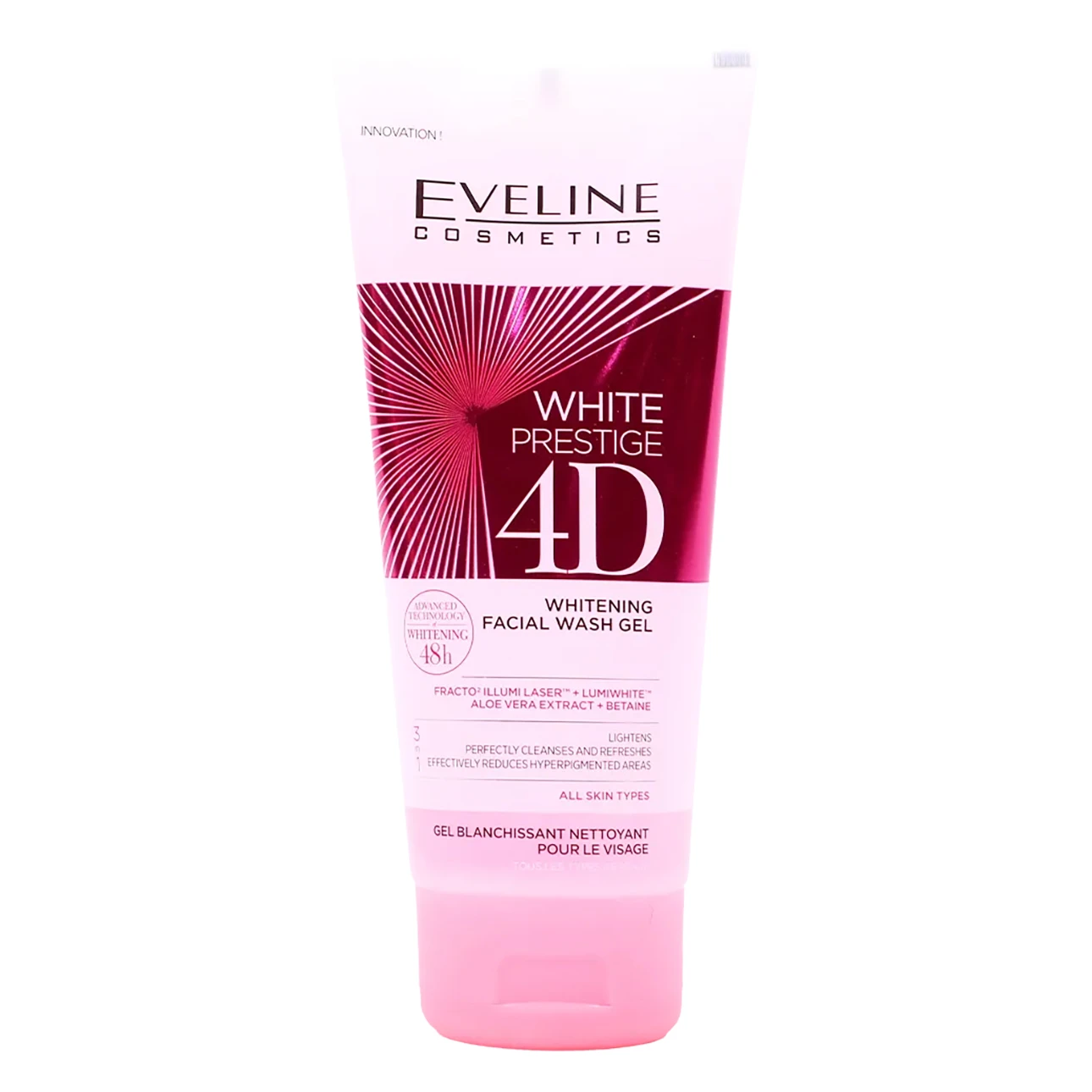 Eveline White Prestige 4D Whitening Facial Wash Gel 200 ml