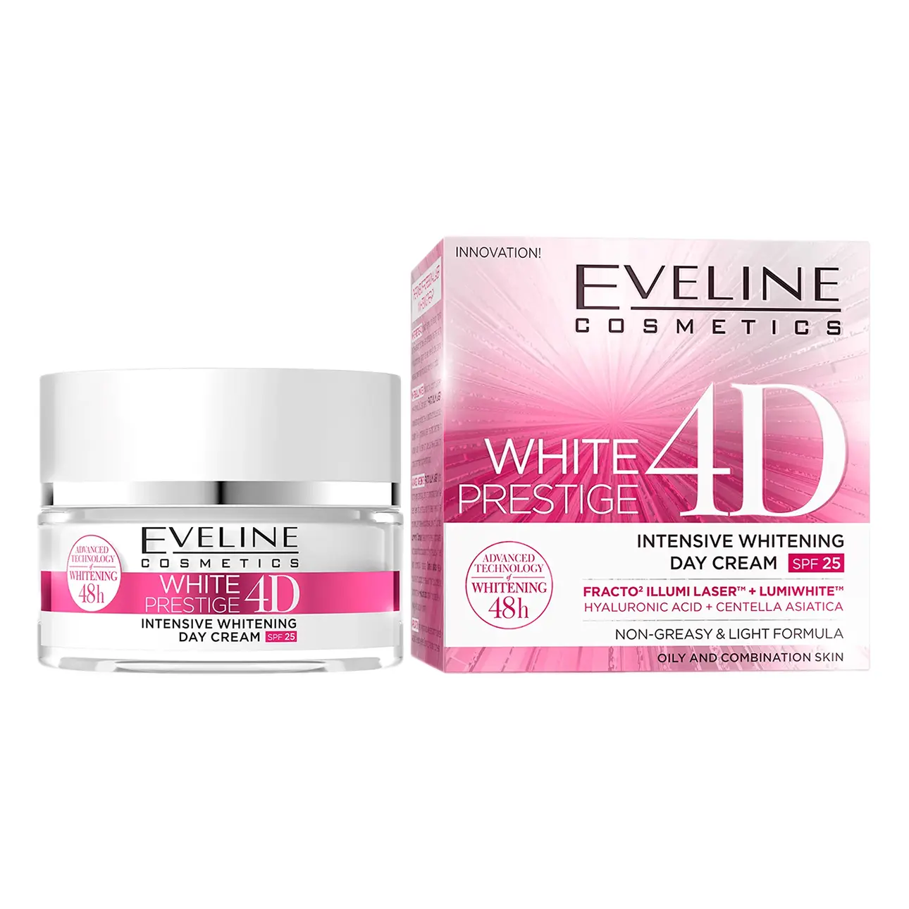Eveline White Prestige 4D Whitening Day Cream Spf 25 50ml - view 2