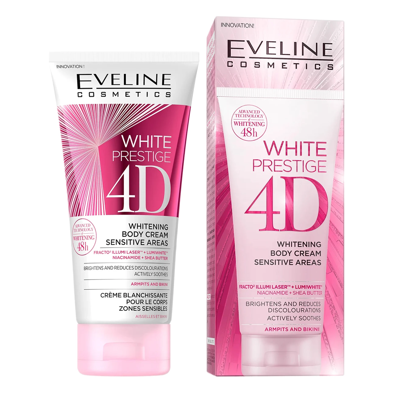Eveline White Prestige 4D Cream Sensitive Areas 100ml