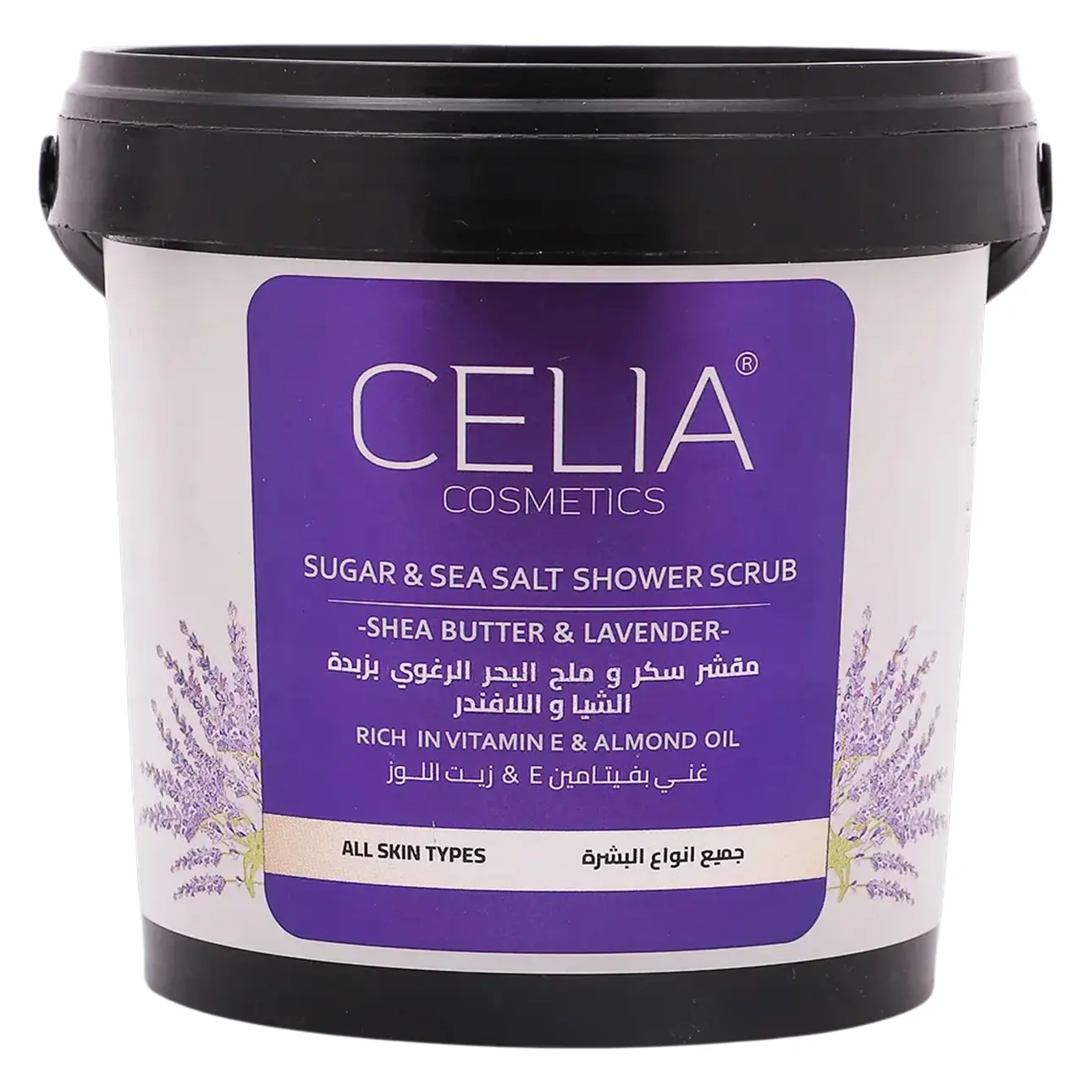 Celia Sea Salt Shower Scrub with Shea butter and Lavender 700 gm - view 1