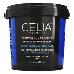Celia Shower Sugar Scrub Moroccan Blue Indigo 600 gm
