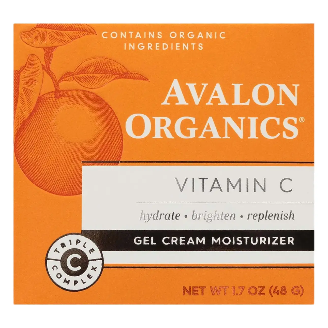 Avalon Organics Vitamin C Gel Cream Moisturzer 48 gm - view 1