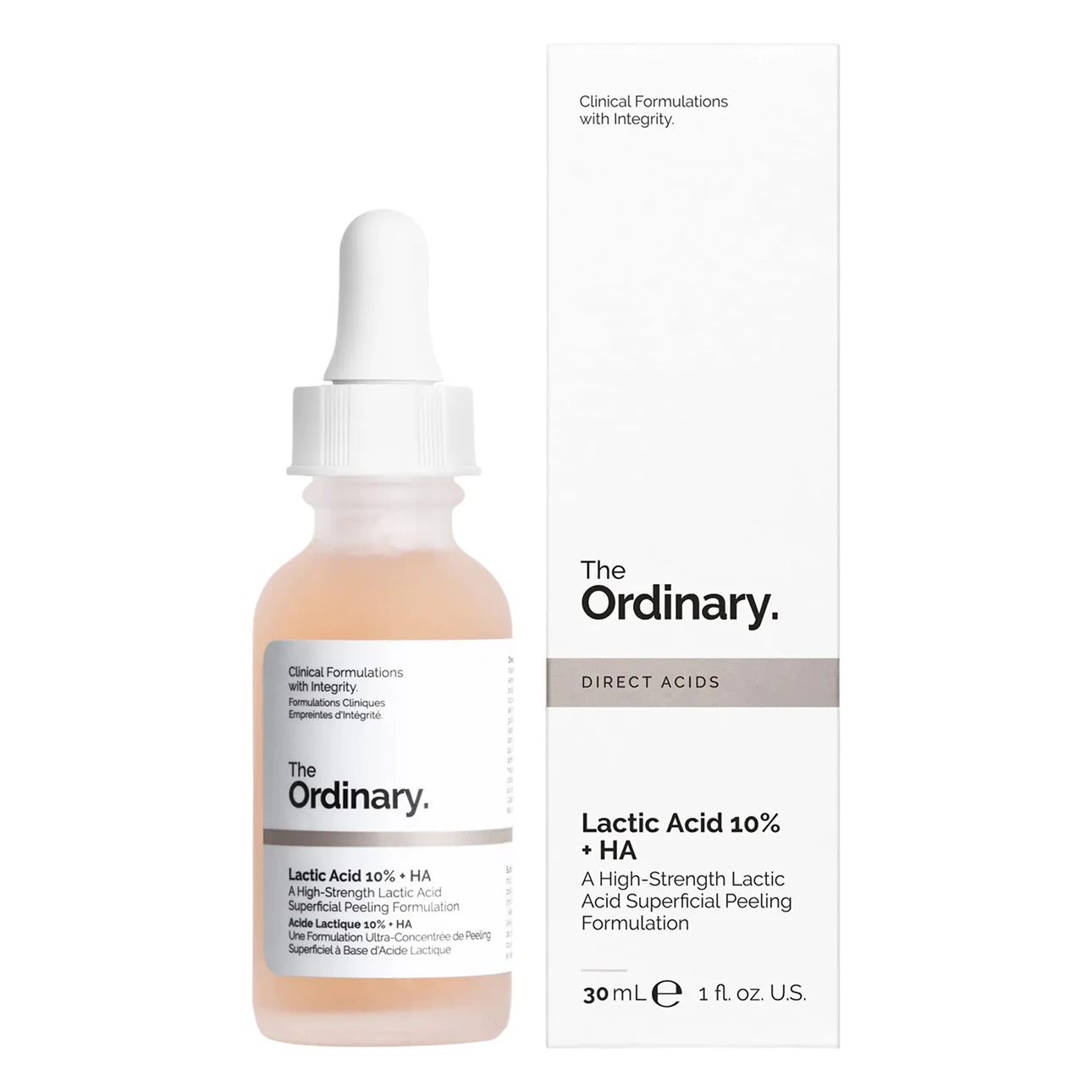 The Ordinary Lactic Acid 10%+Ha 2% Superficial Peeling 30ml