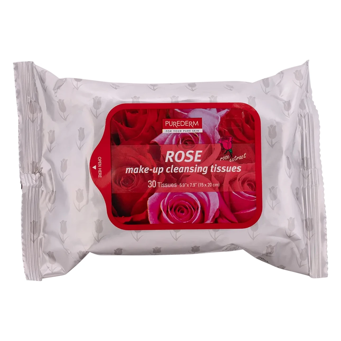Purederm Make Up Cleansing Tissue Rose