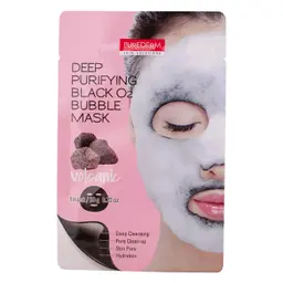 Purederm Deep Purifying Black O2 Bubble Mask Volcanic
