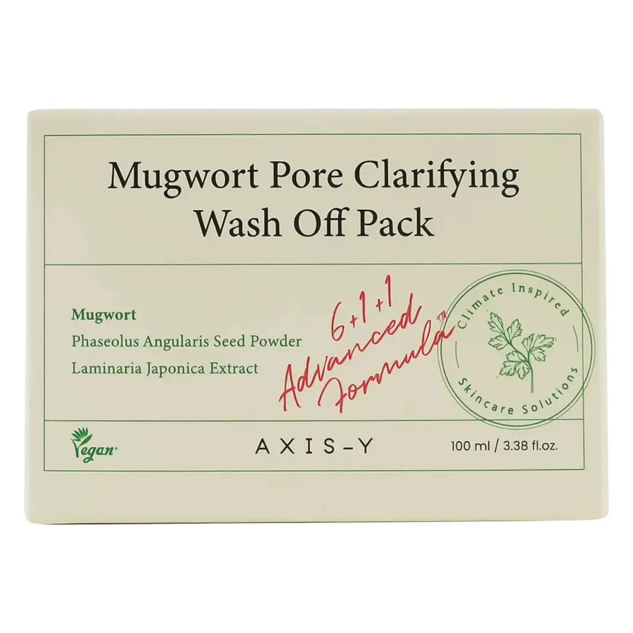 AXIS-Y Cleansing  Mugwort Pore Clarifying Wash Off Pack 100 ml - view 2