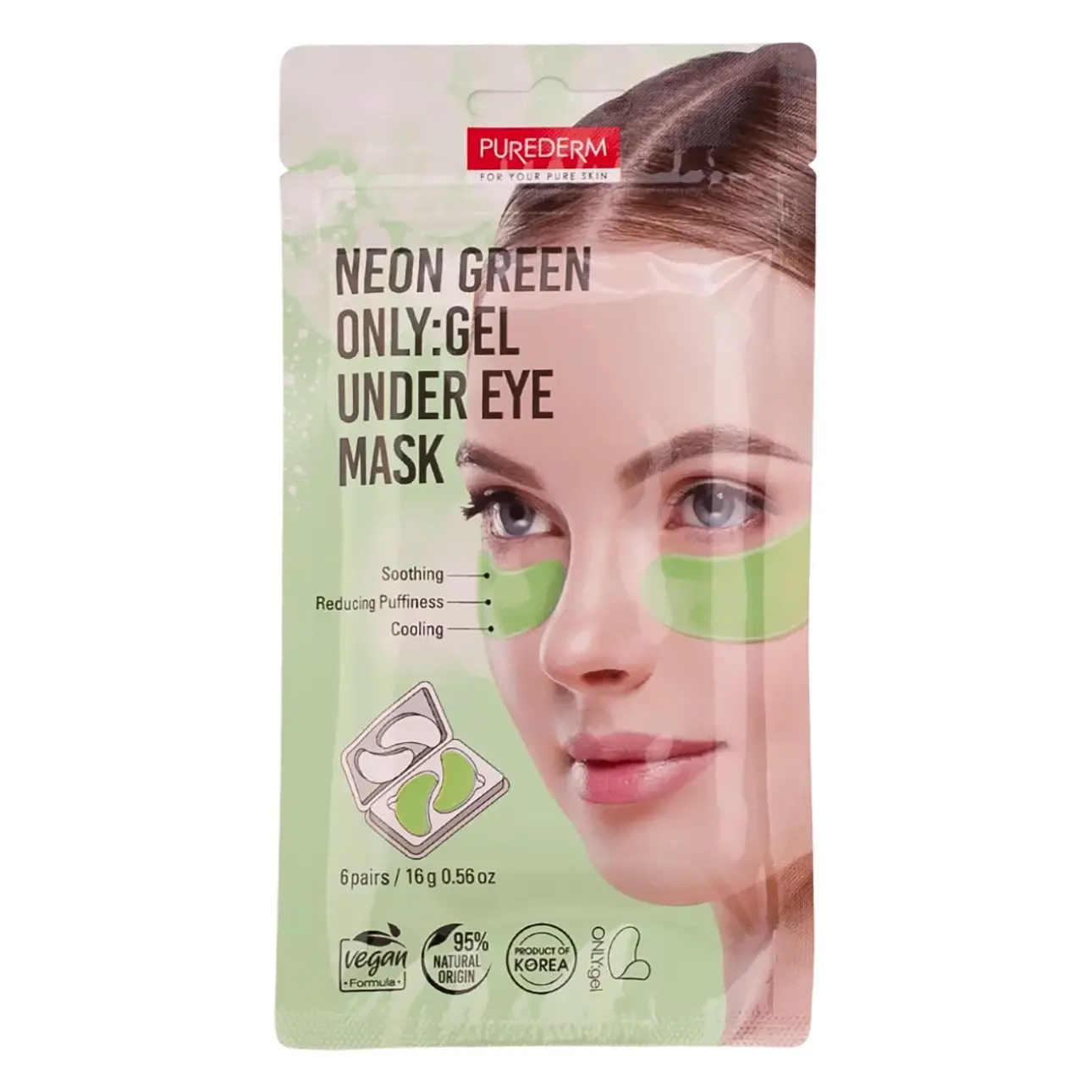Purederm P/D Glam Glitter Only Gel Under Eye Mask 6Pair - view 1