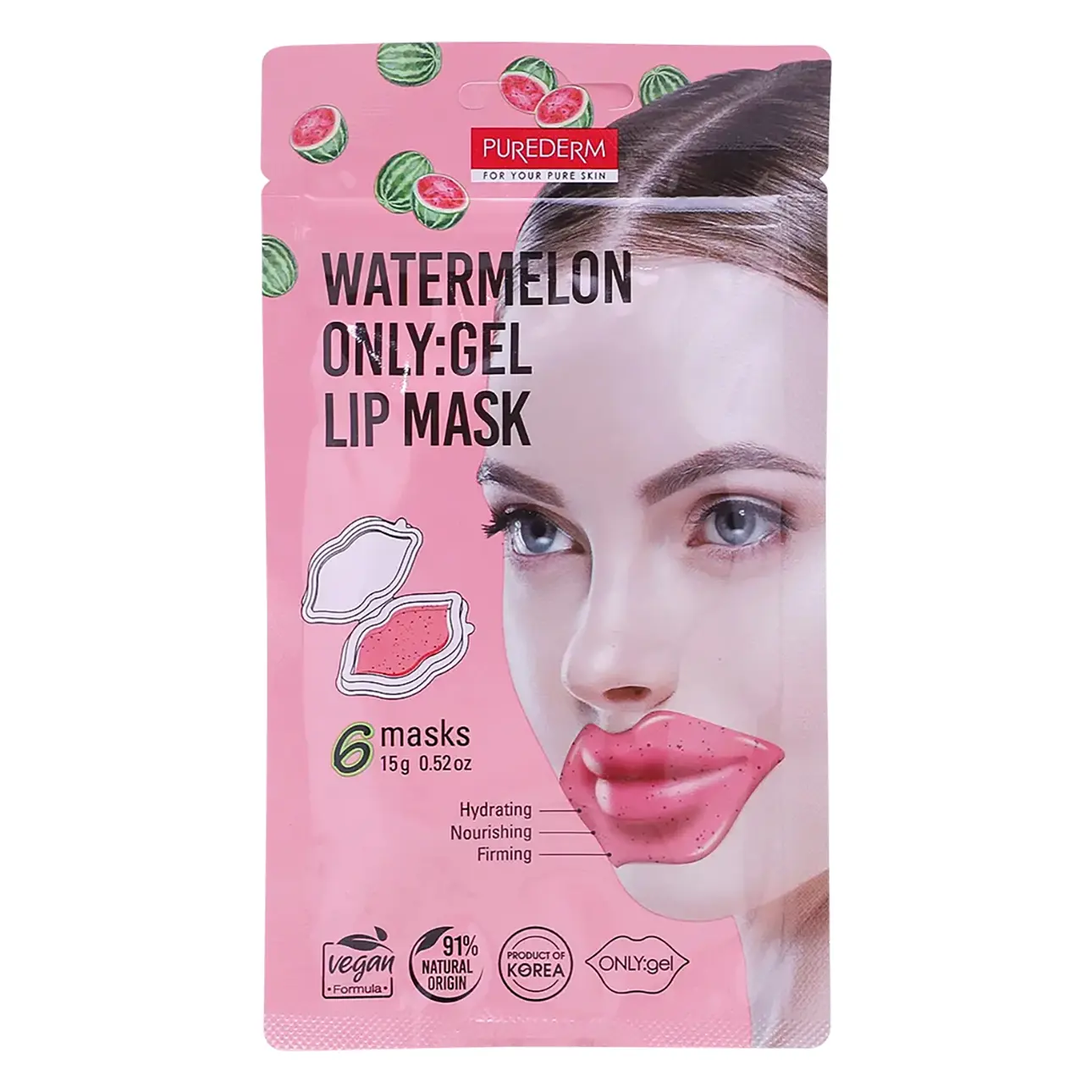 Purederm Watermelon Gel Lip Mask - view 1