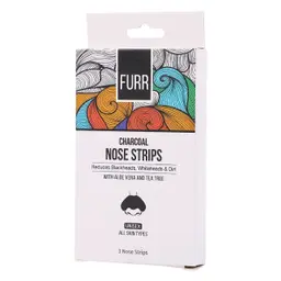 Furr Blackhead Remover Charcoal Nose Strips 3 Strips