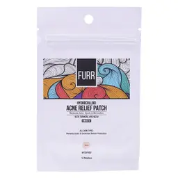 Furr Relief Patches for Pimples with Turmeric and Neem 12 Patches 