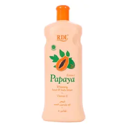 RDL Papaya Hand And Body Whitening Lotion 600ml