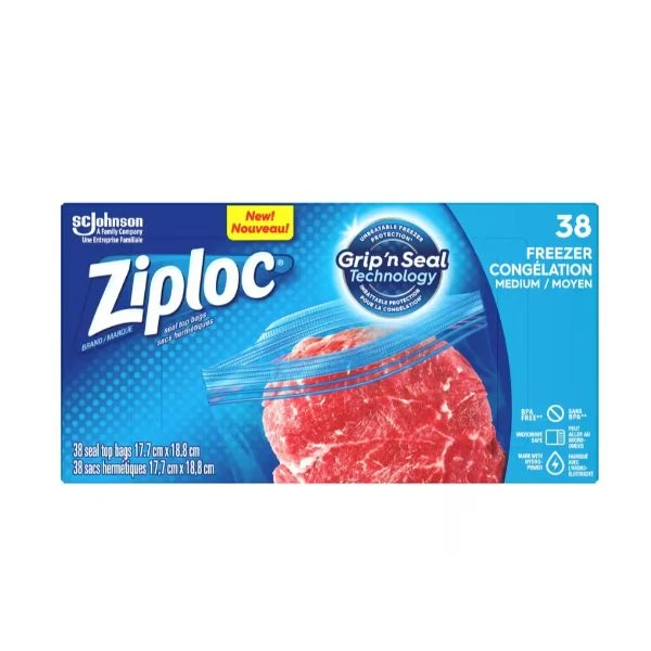 Ziploc Freezer Medium 38 pcs