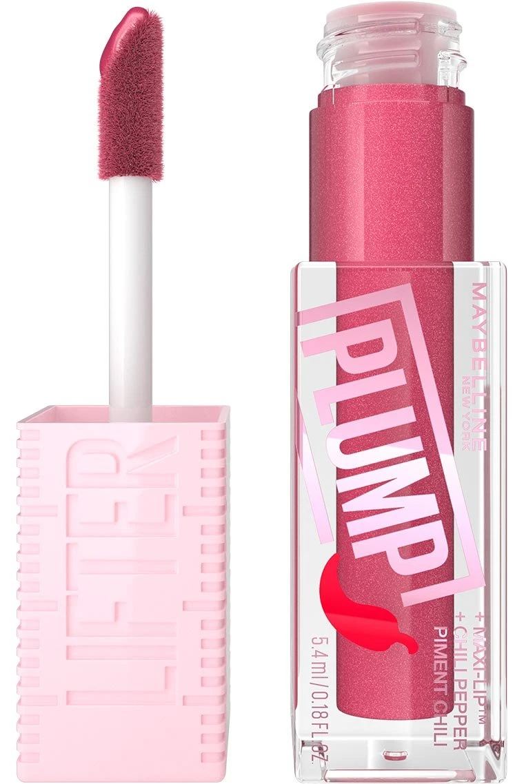 Maybelline New York Lipsgloss Lifter Plump Mauve Bite Nude 002