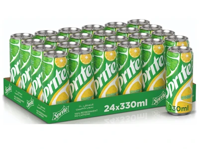 Sprite Soft Drink Can 330MLX24