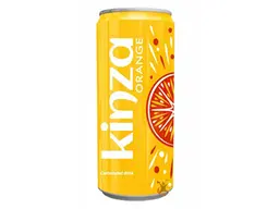 Kinza Orange Carbonated Drink Can 250ML