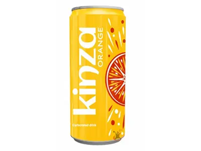 Kinza Orange Carbonated Drink Can 250ML - view 1