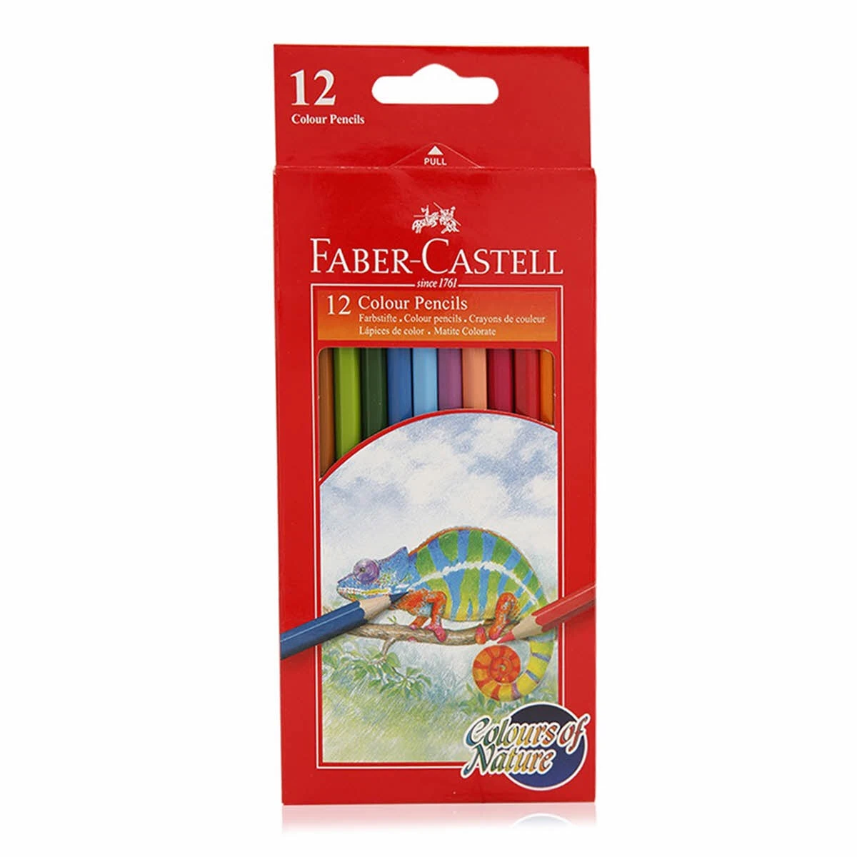 Faber Castell Red Color Pencil 12PCS
