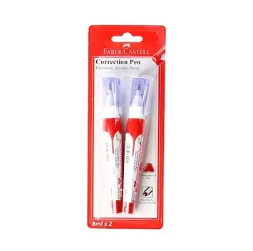 Faber Castell Correction Pen 8ml 2 PC Pack  - view 1