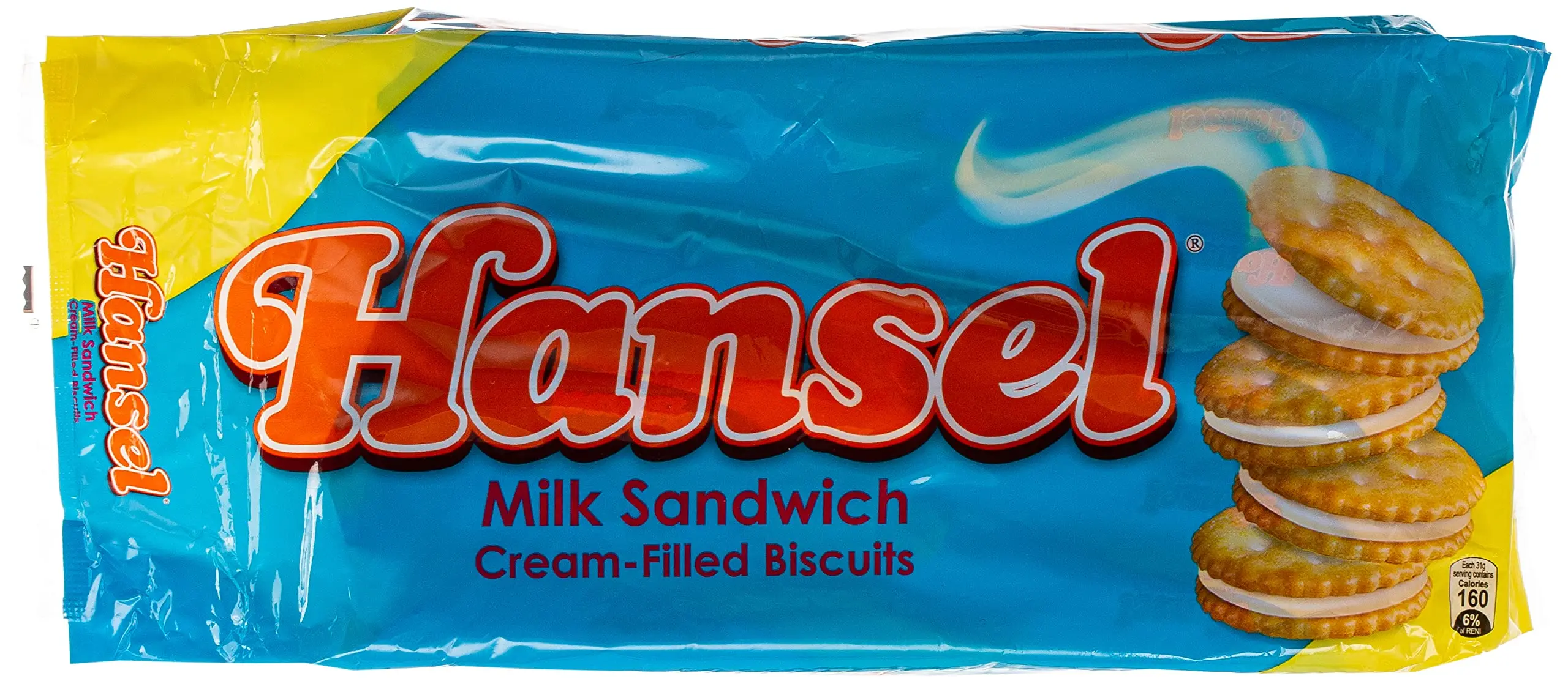 Rebisco Hansel Milk Sandwich Cream Filled Biscuits 10X31G - view 1